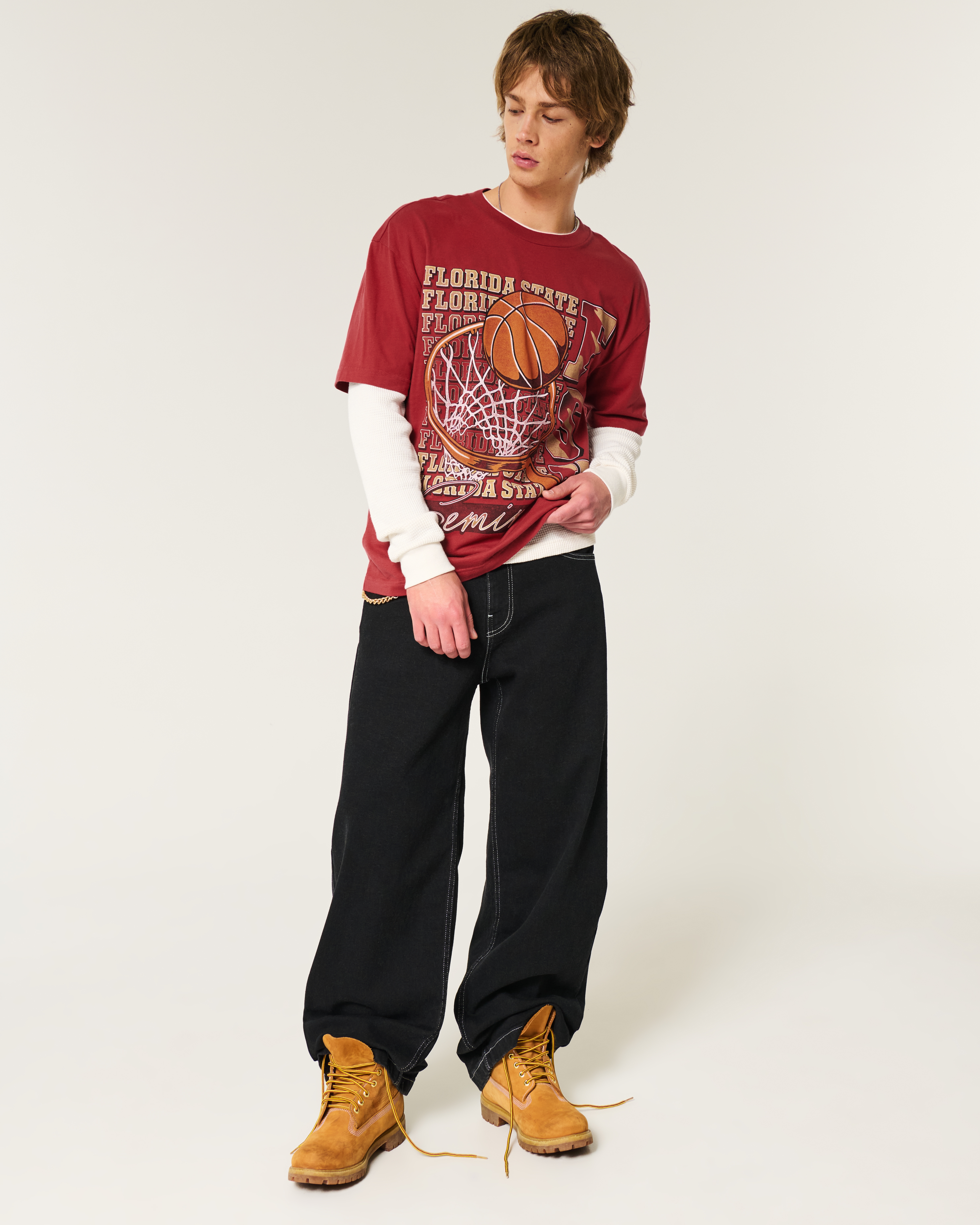 Boxy Florida State University Graphic Tee