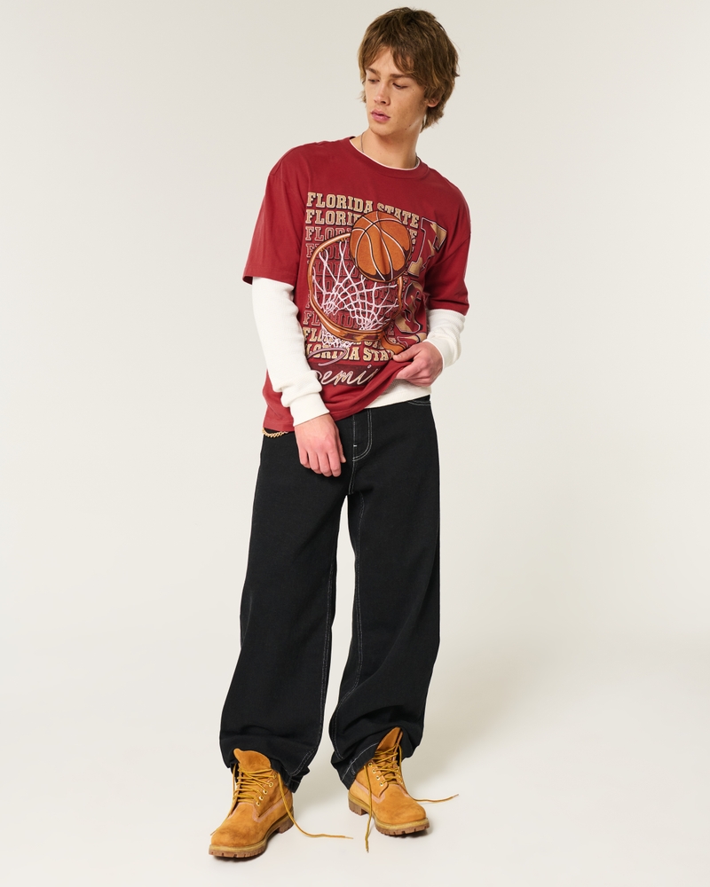 Boxy Florida State University Graphic Tee