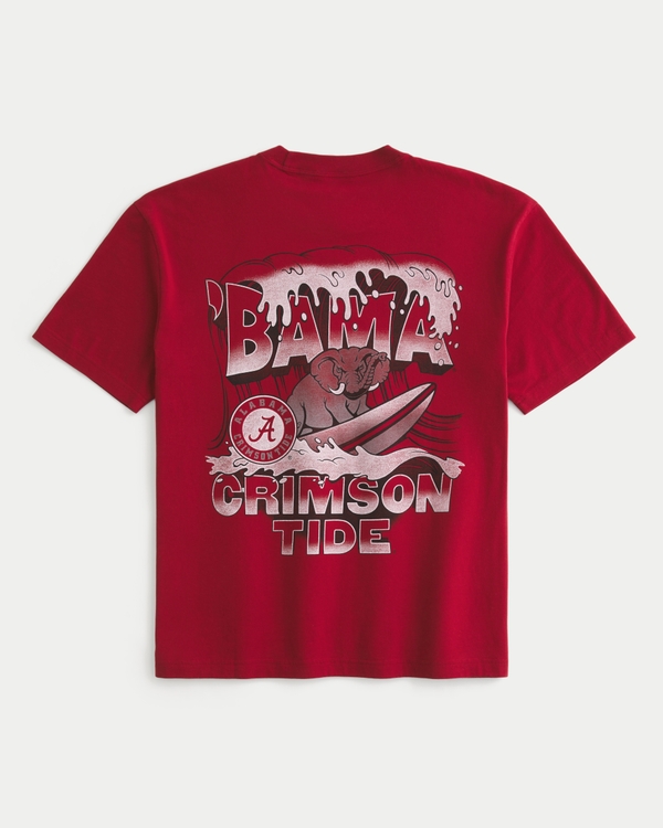 Boxy Alabama Crimson Tide Graphic Tee, Crimson view 1
