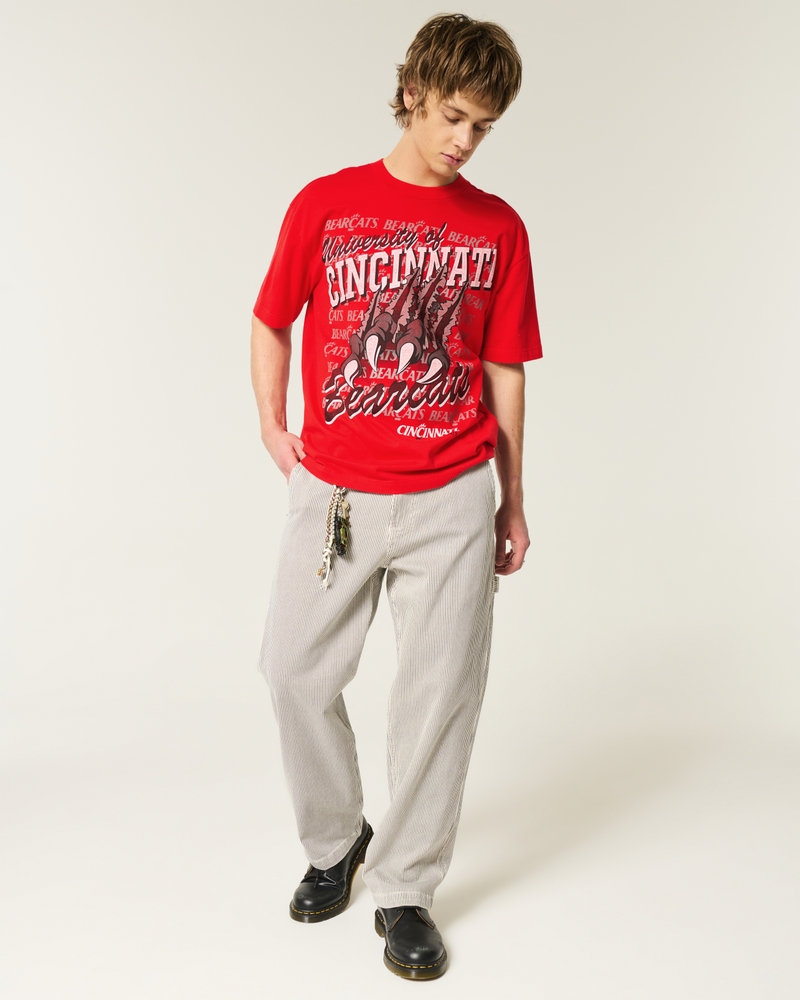 Boxy University of Cincinnati Bearcats Graphic Tee
