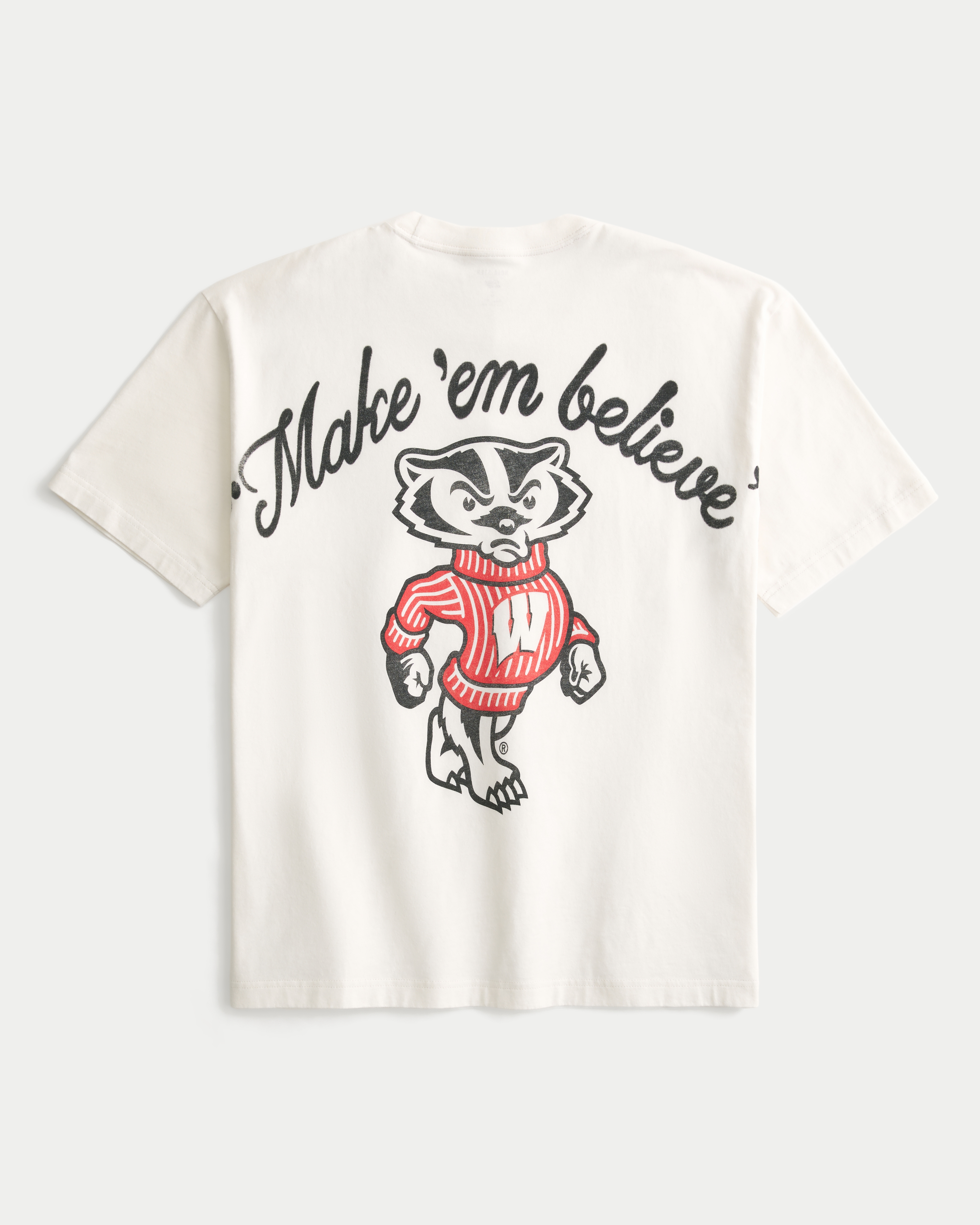 Boxy University of Wisconsin Badgers Graphic Tee
