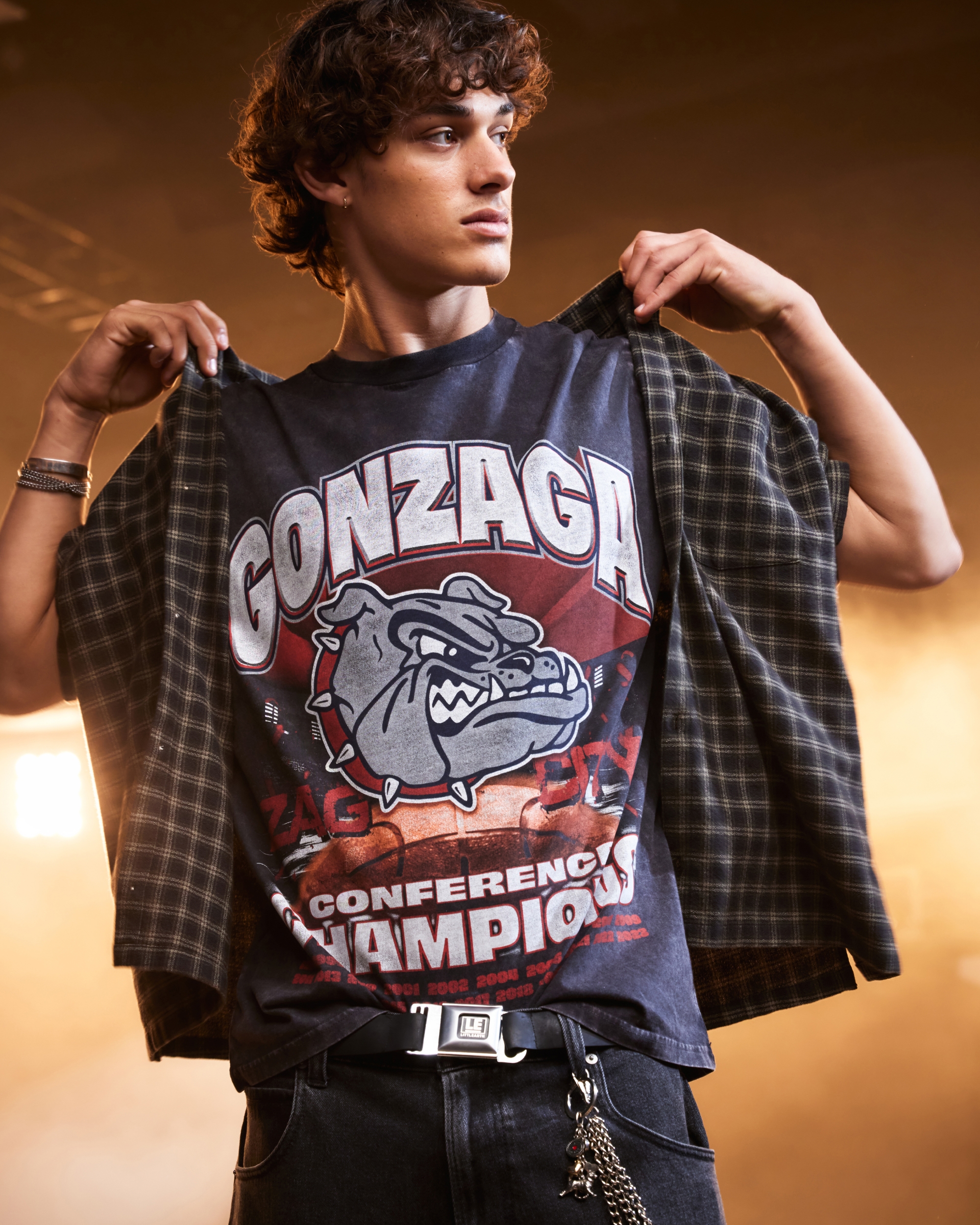 Boxy Gonzaga University Graphic Tee