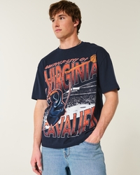 Boxy University of Virginia Cavaliers Graphic Tee