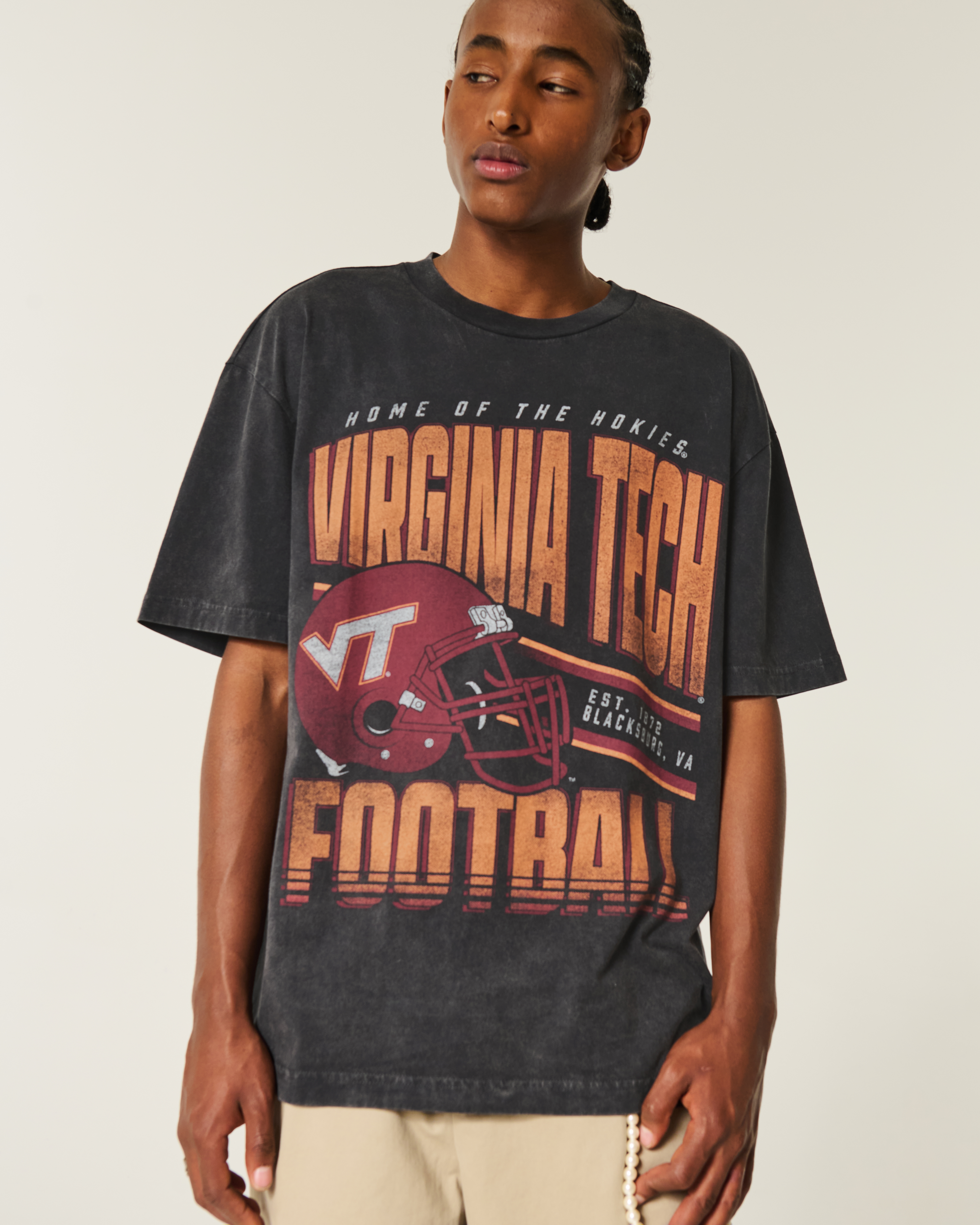 Boxy Virginia Tech Hokies Graphic Tee