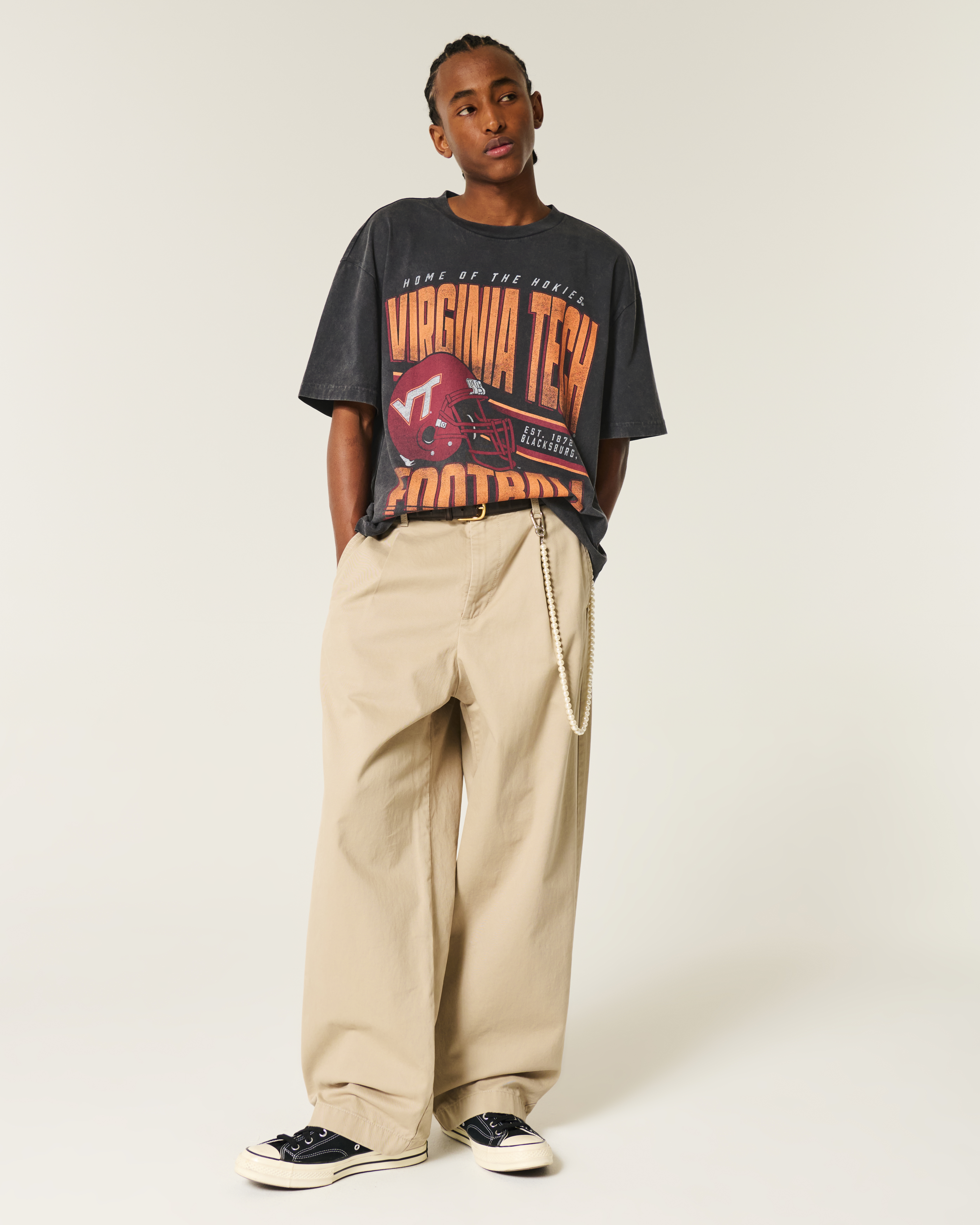 Boxy Virginia Tech Hokies Graphic Tee