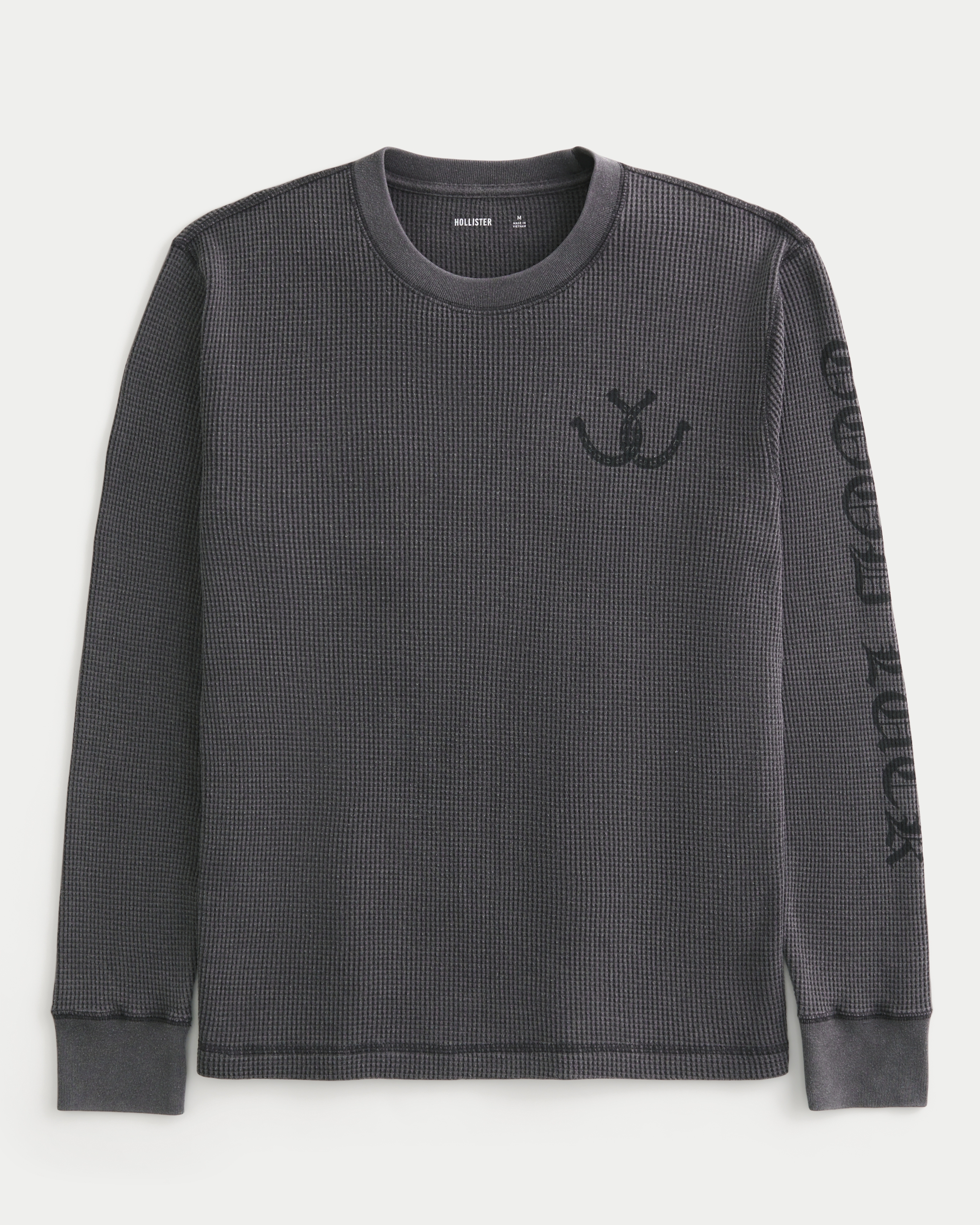 Good Luck Graphic Thermal Crew Shirt