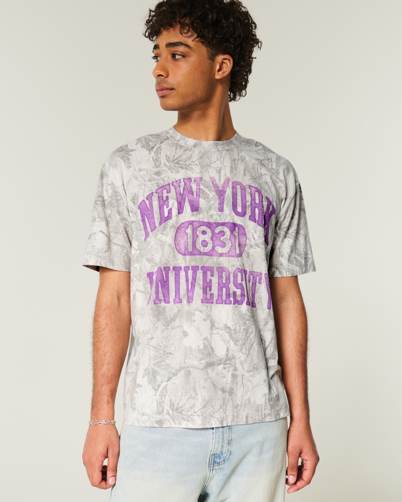 Boxy Rutgers University Graphic Tee