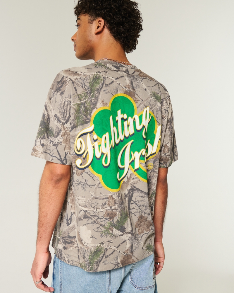 Boxy Notre Dame Fighting Irish Graphic Tee