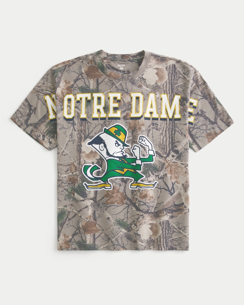 Boxy Notre Dame Fighting Irish Graphic Tee
