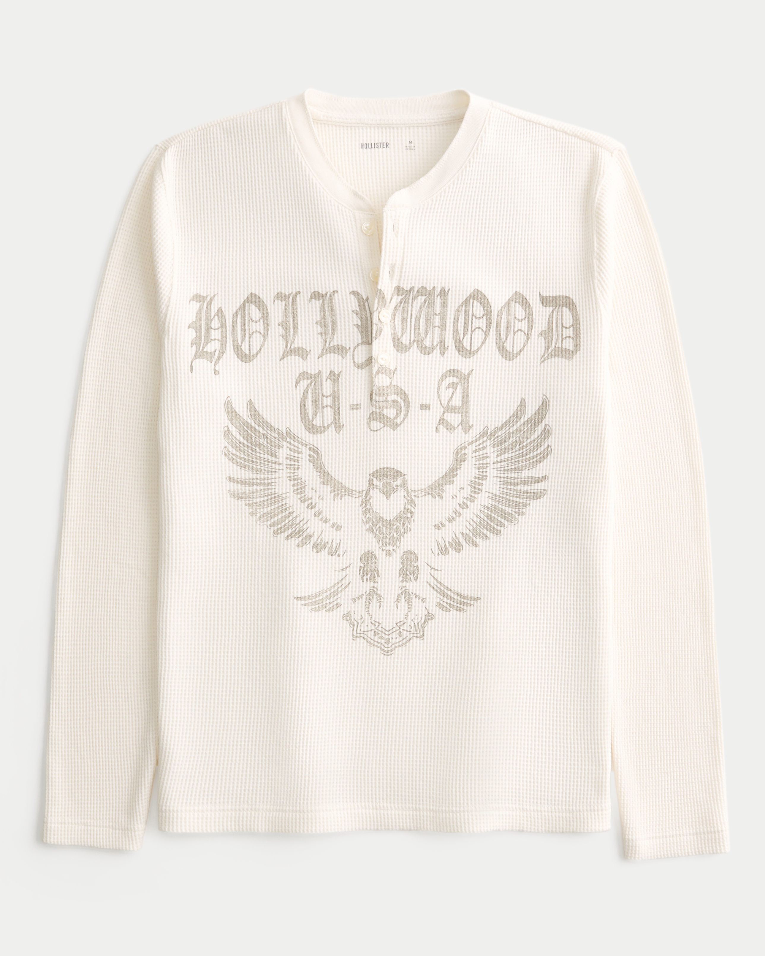Hollywood Graphic Thermal Henley