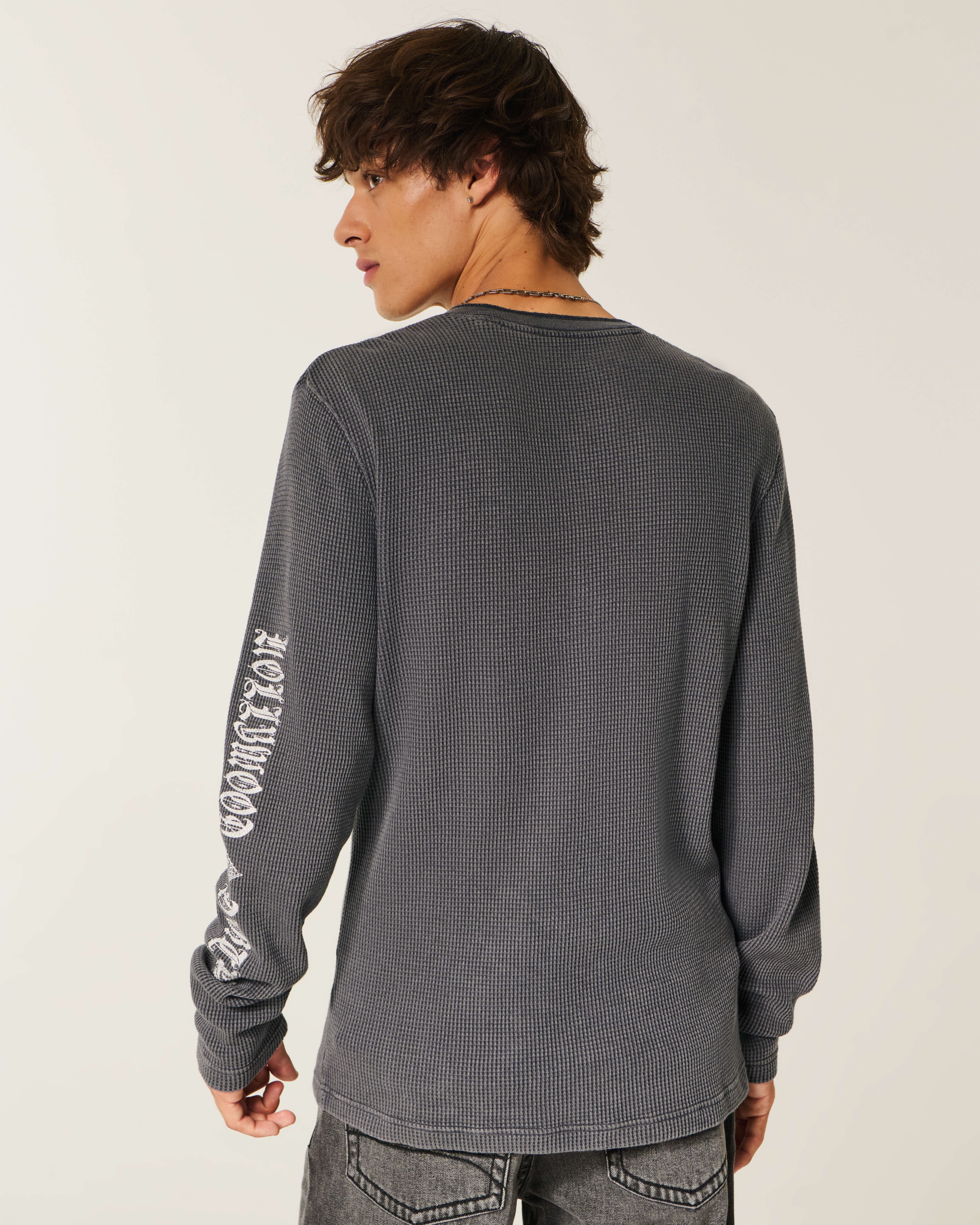 Hollywood Graphic Thermal Henley