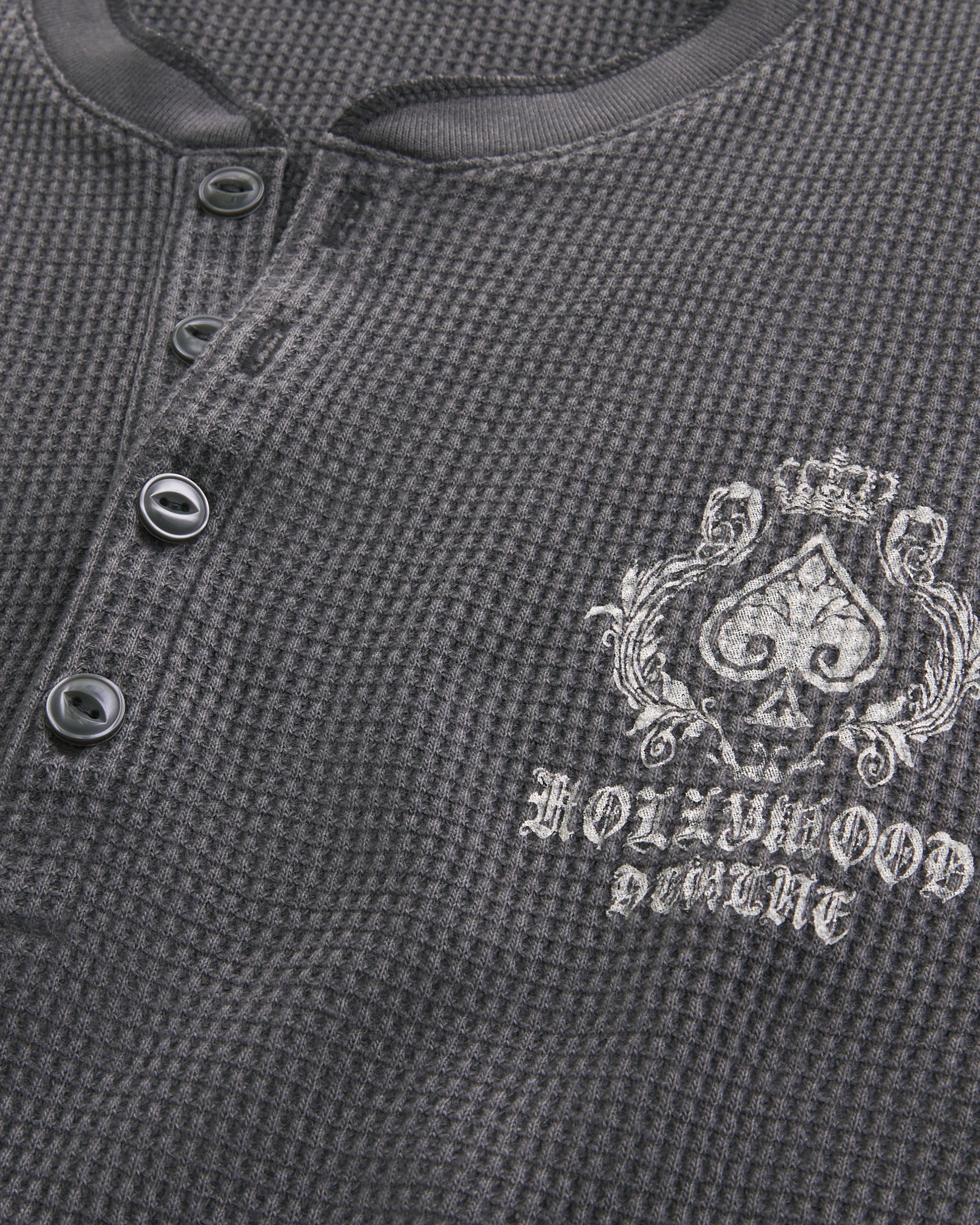 Hollywood Graphic Thermal Henley