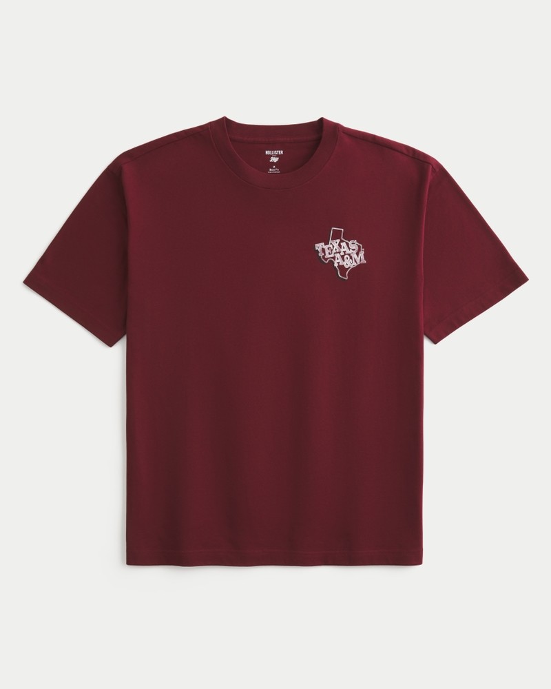 Boxy Texas A&M University Aggies Graphic Tee