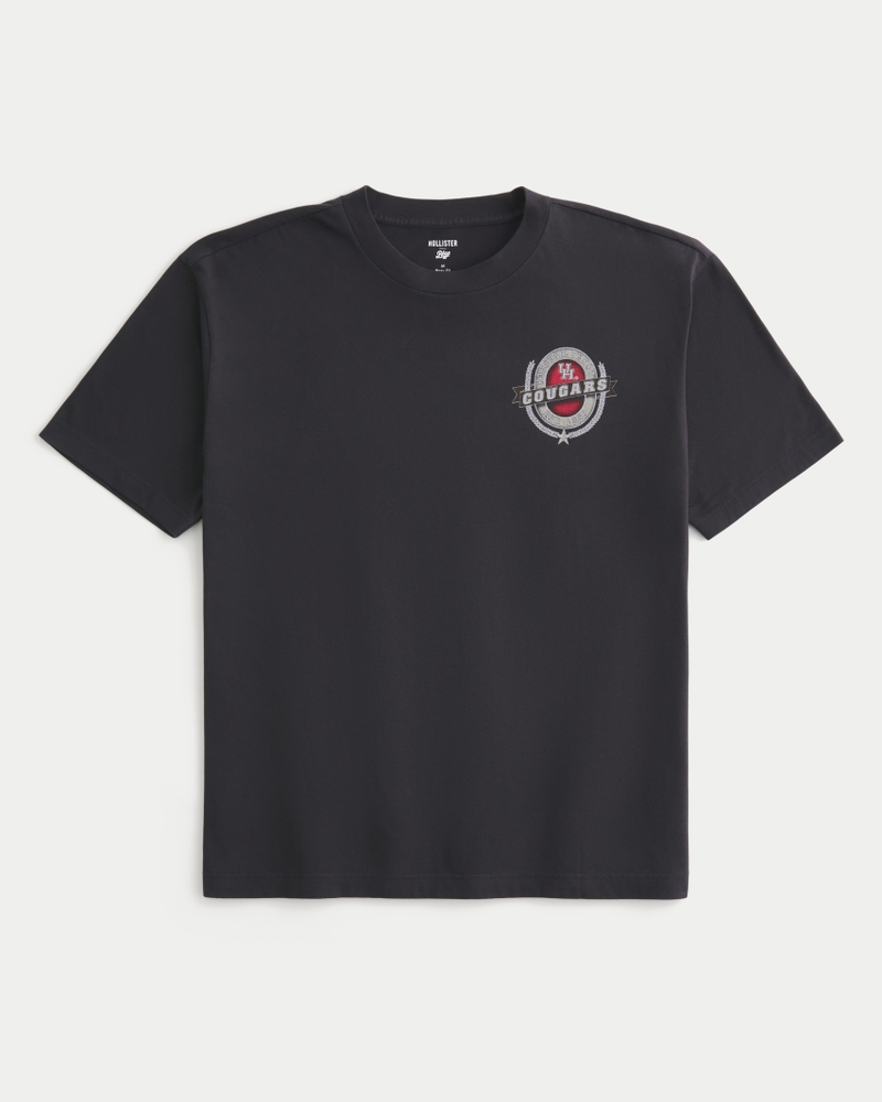Boxy University of Houston Cougars Graphic Tee