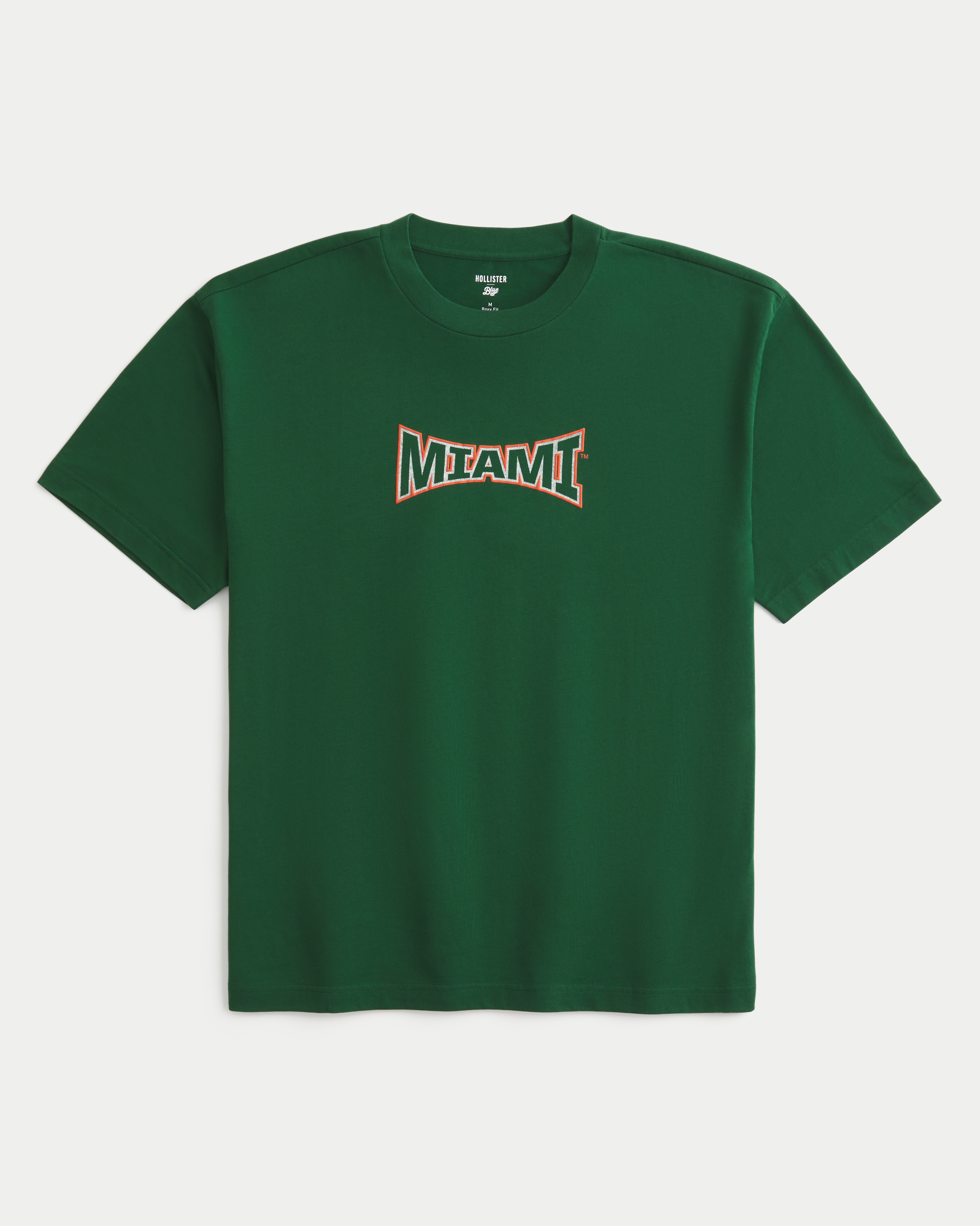 Boxy University of Miami Graphic Tee