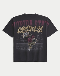 Boxy Florida State University Graphic Tee