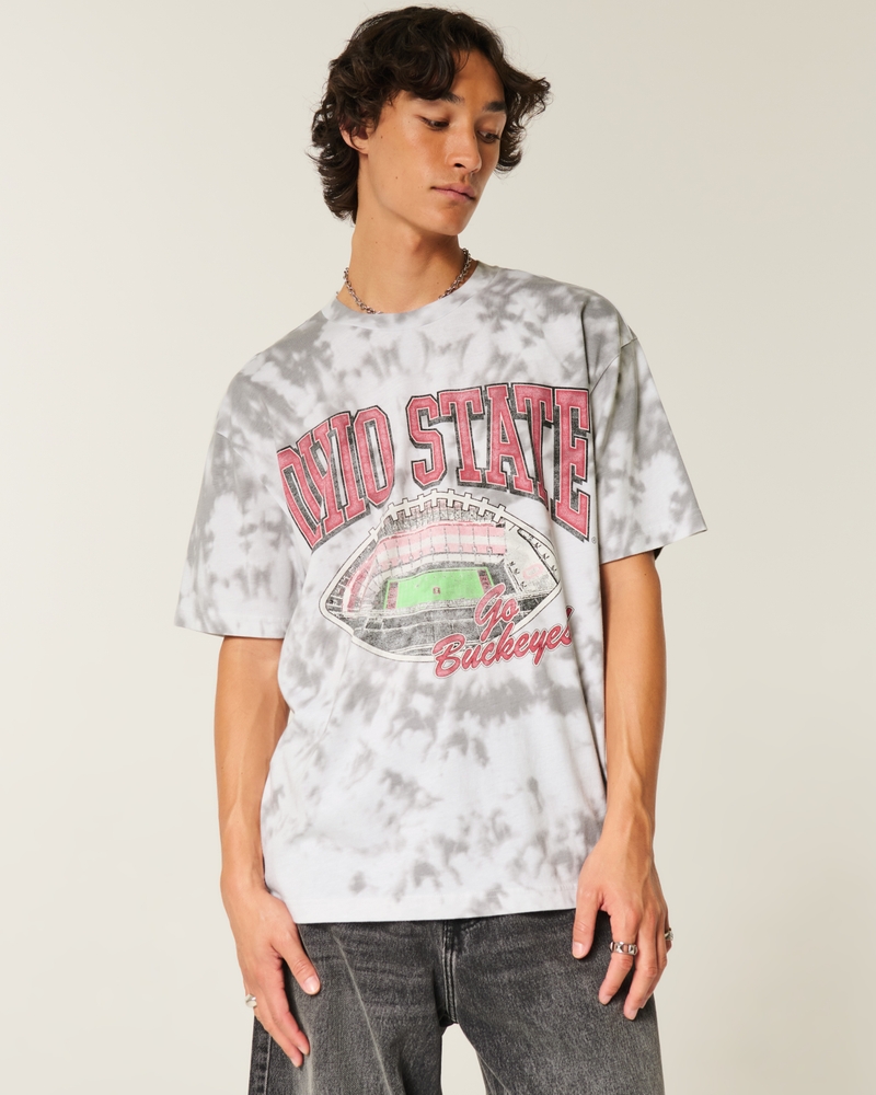 Boxy Ohio State Buckeyes Graphic Tee