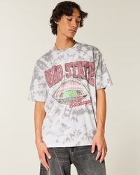 Boxy Ohio State University Graphic Tee