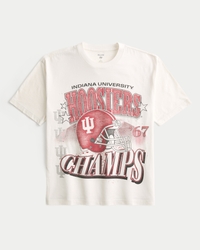 Boxy Indiana University Graphic Tee