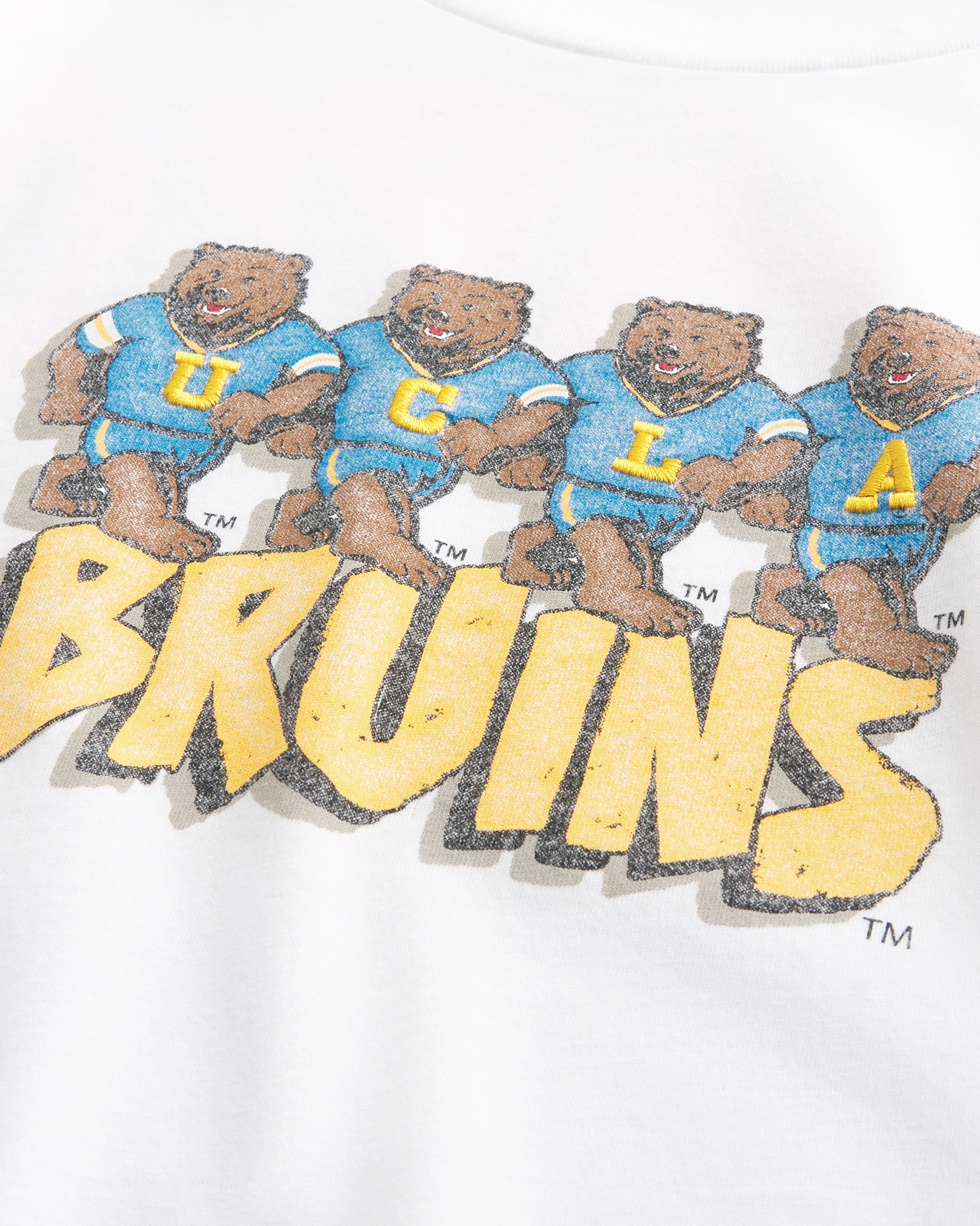 Boxy University of California, Los Angeles, Bruins Graphic Tee