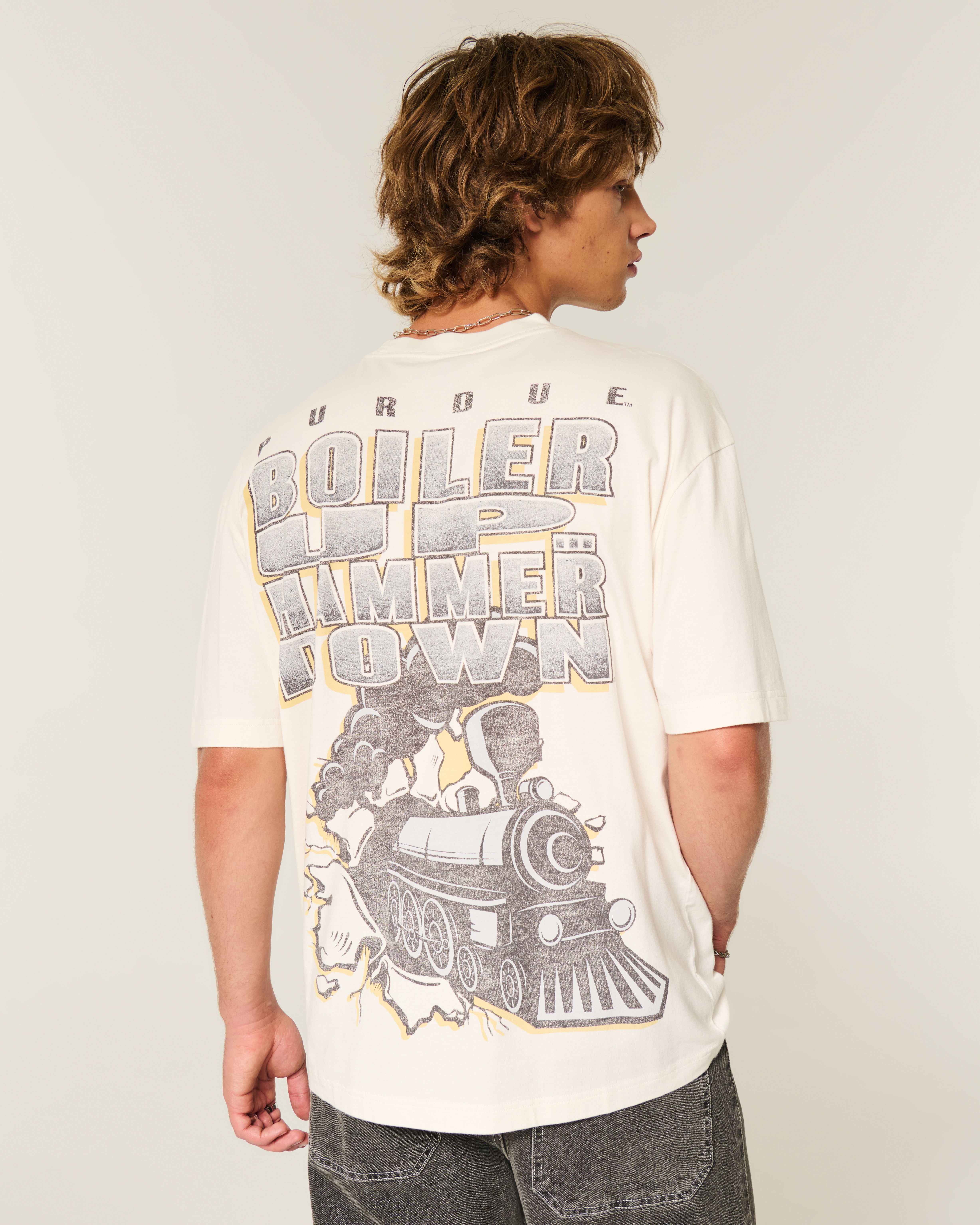 Boxy Purdue University Boilermakers Graphic Tee