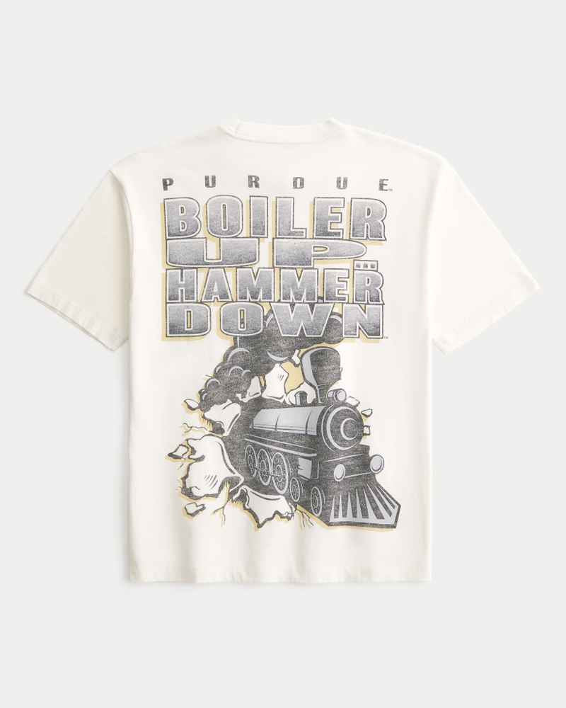 Boxy Purdue University Boilermakers Graphic Tee