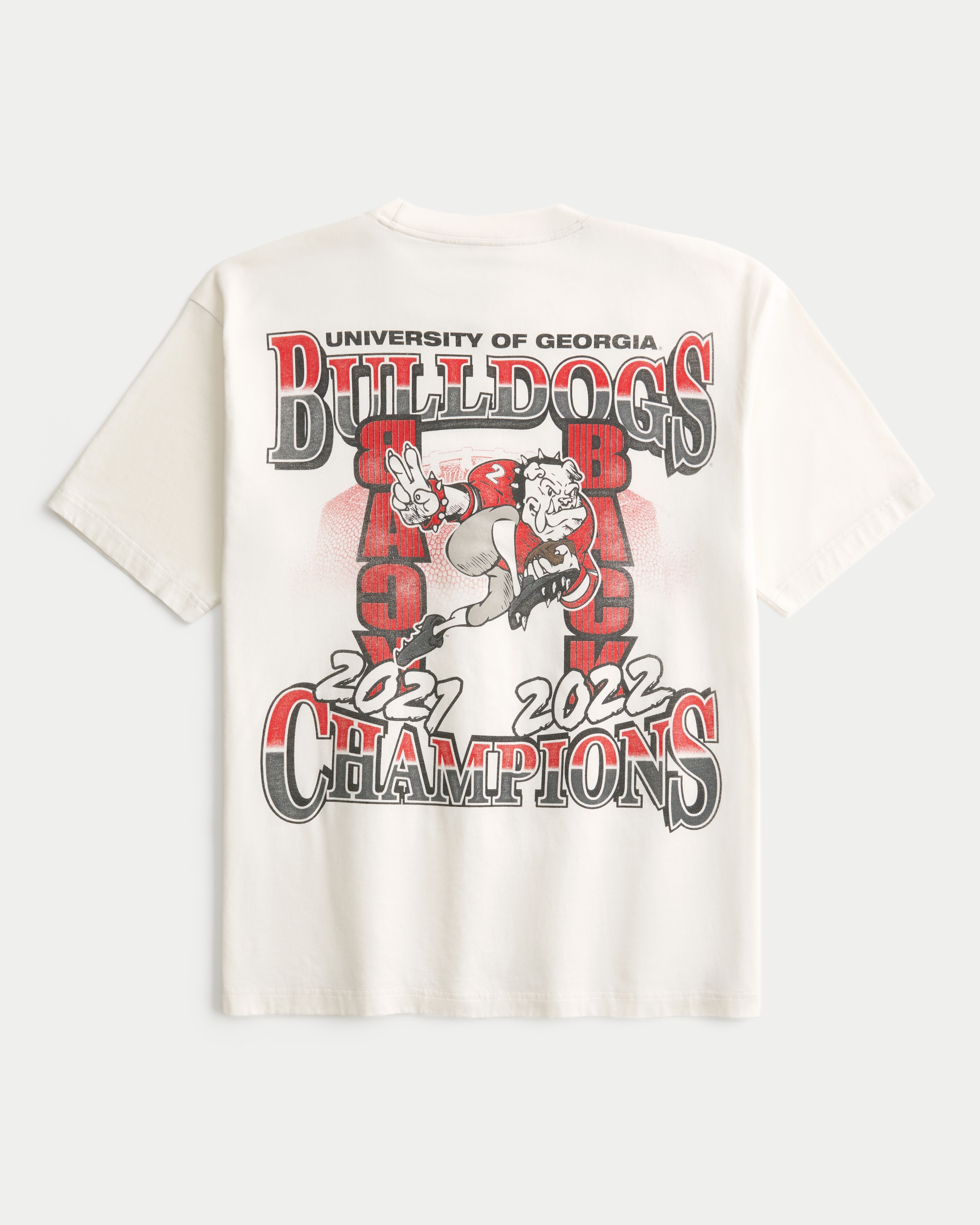 Boxy University of Georgia Bulldogs Graphic Tee