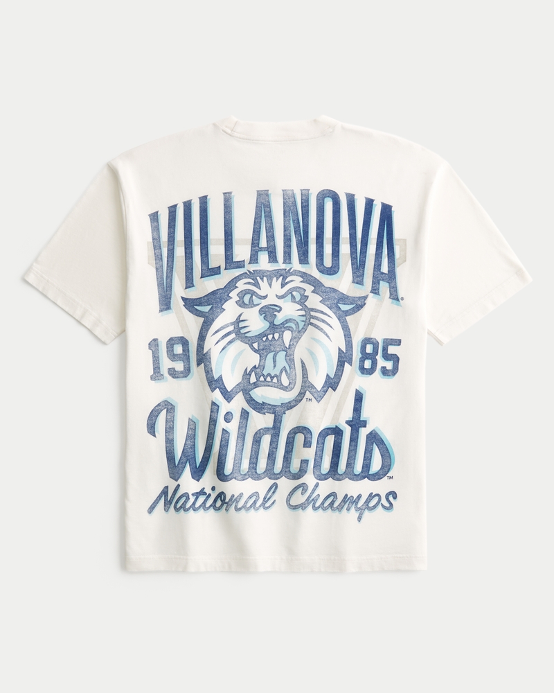 Men's Boxy Villanova University Wildcats Graphic Tee Men's