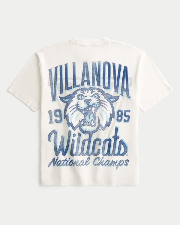 Boxy Villanova University Graphic Tee, Cream view 1