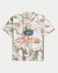 Boxy Heavyweight University of Florida Gators Graphic Camo Tee