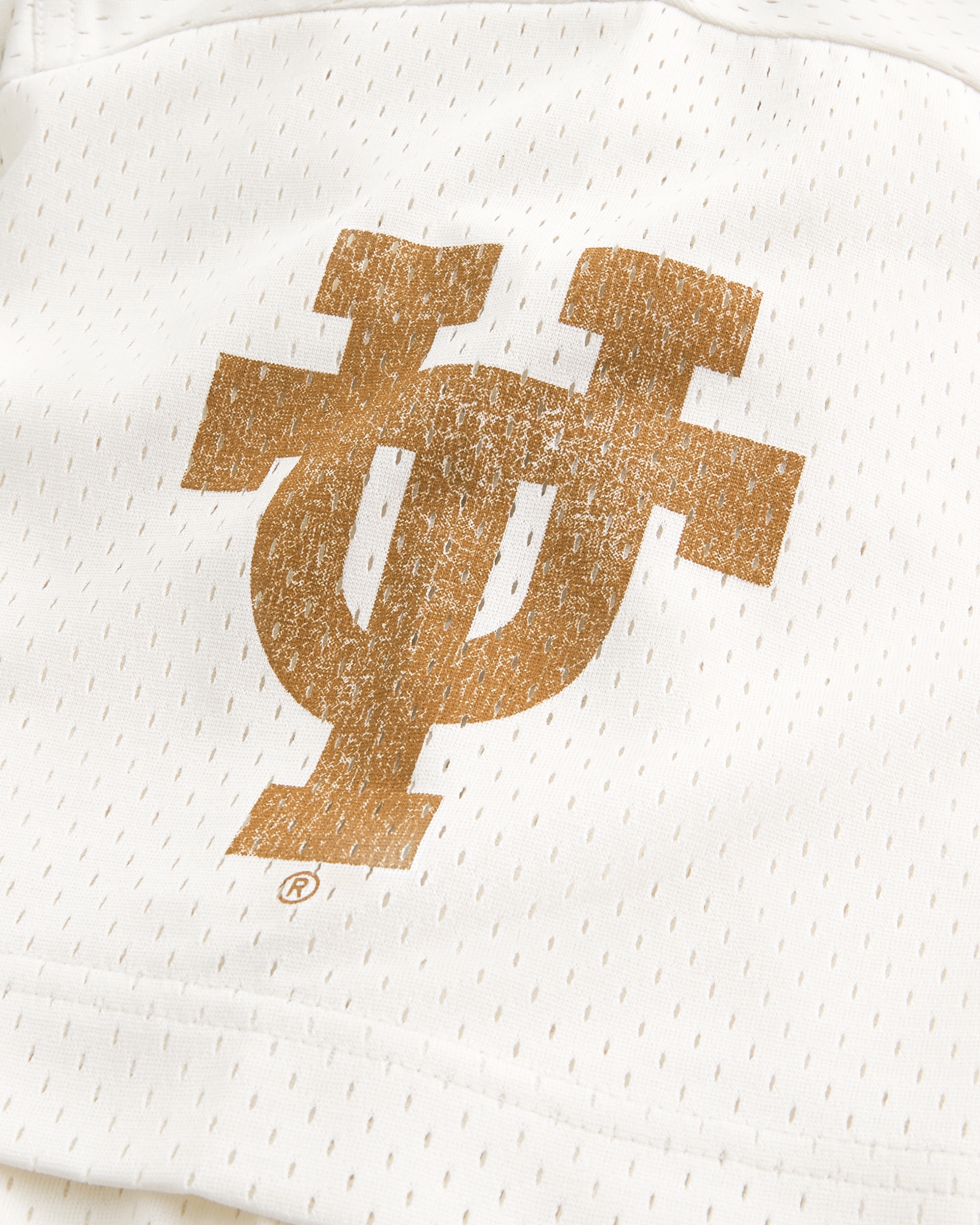 Baggy Crop University of Texas Graphic Football Jersey