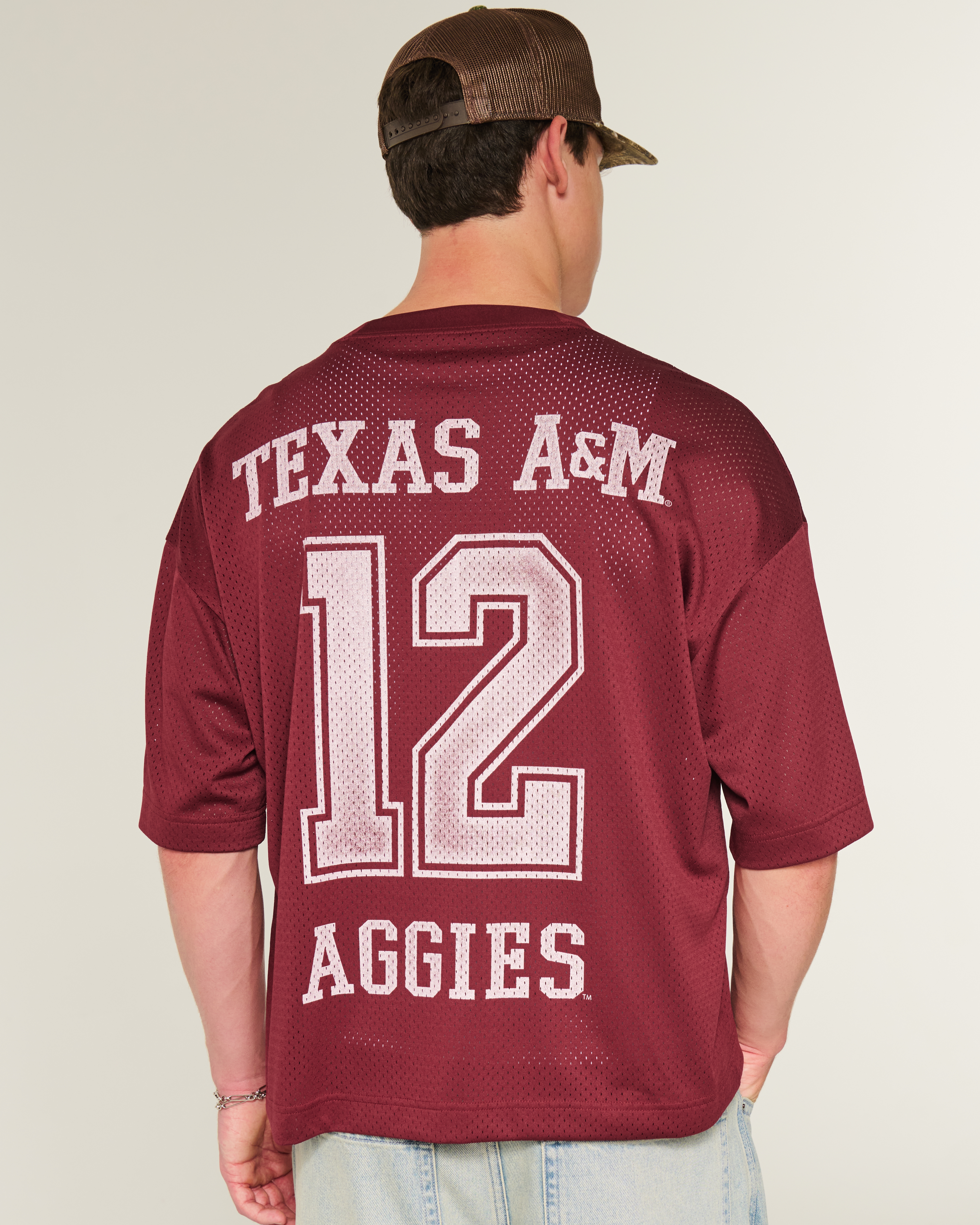 Texas A&M University Aggies Graphic Football Jersey