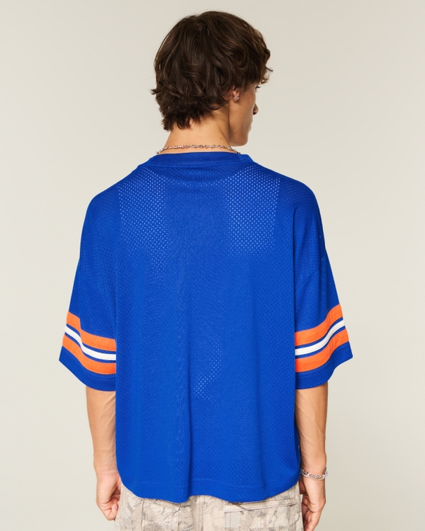 Baggy Crop University of Florida Graphic Football Jersey