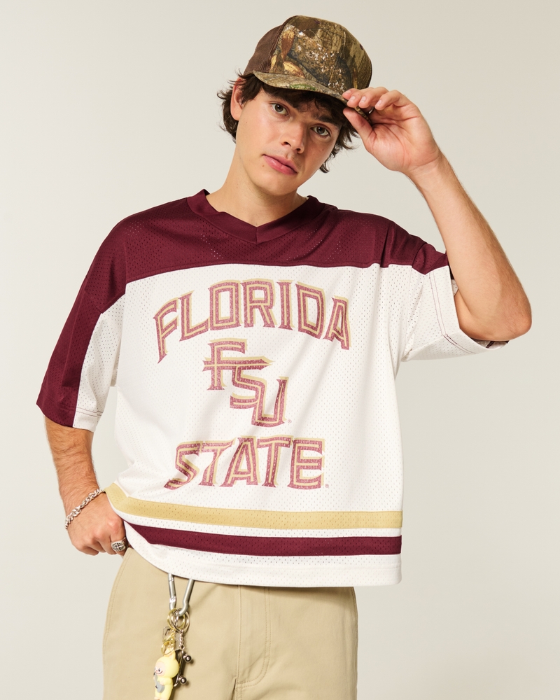 Men's Florida State University Seminoles Graphic Football Jersey