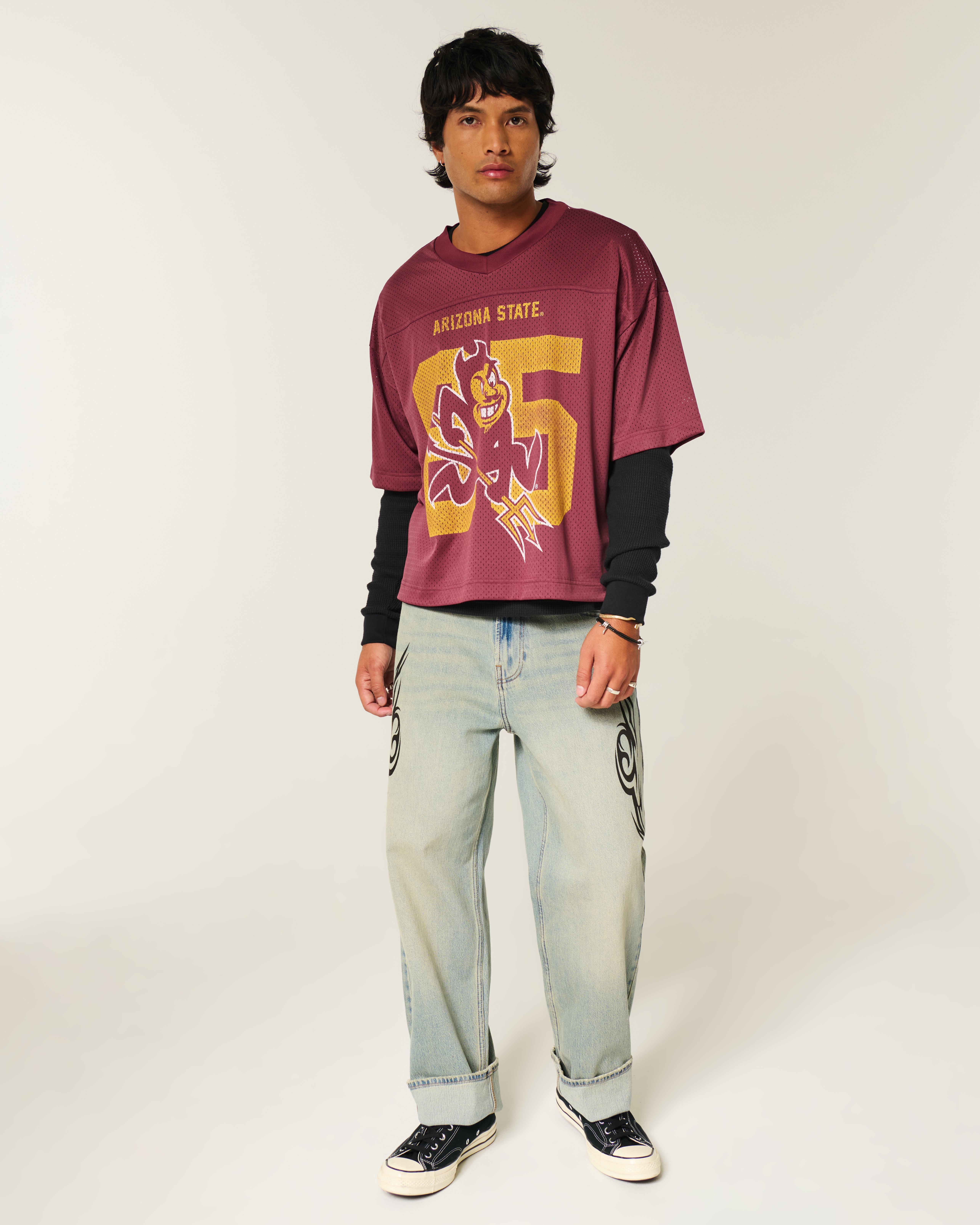 Arizona State University Sun Devils Graphic Football Jersey