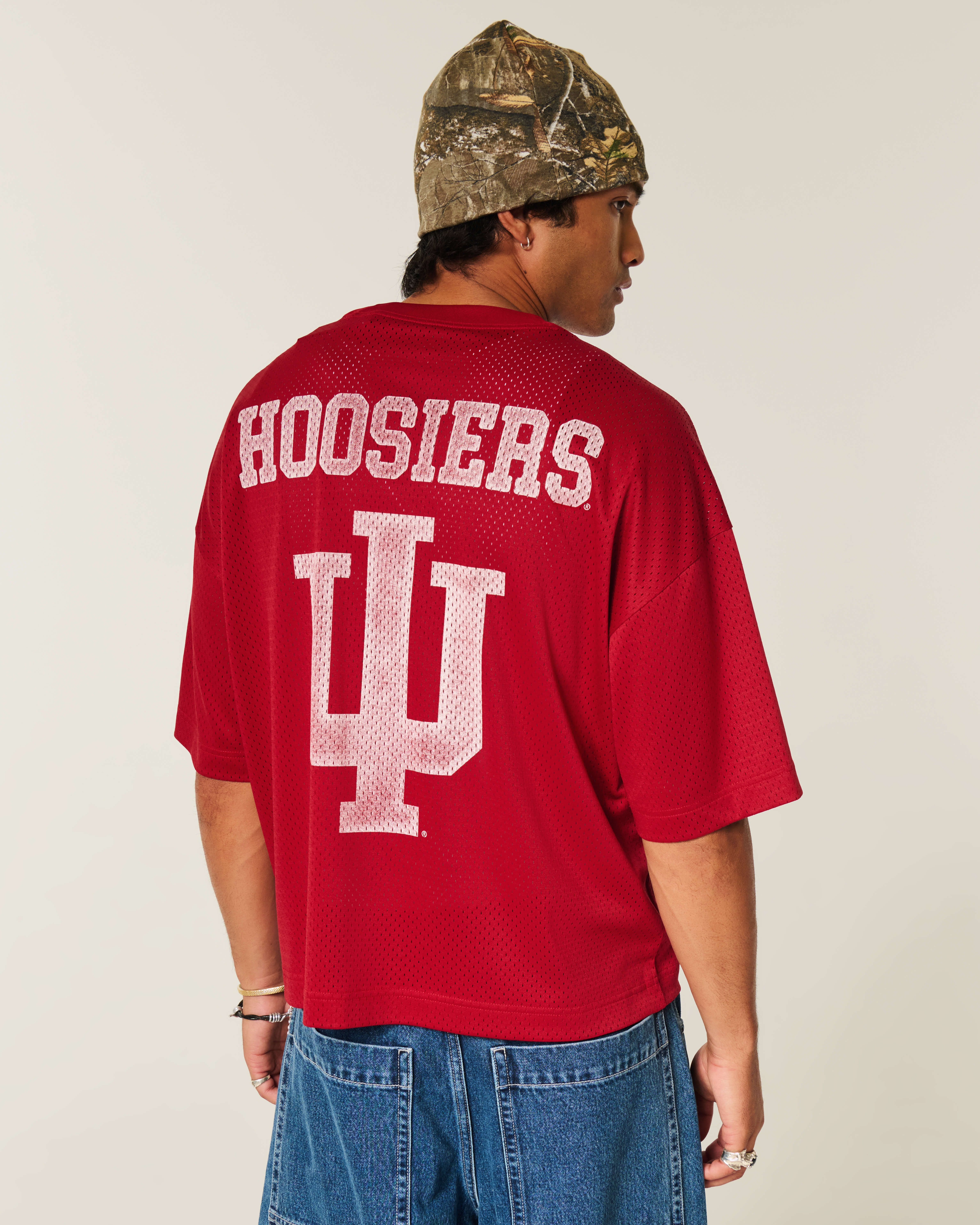 Indiana University Hoosiers Graphic Football Jersey