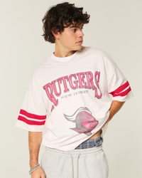 Rutgers University Scarlet Knights Graphic Football Jersey