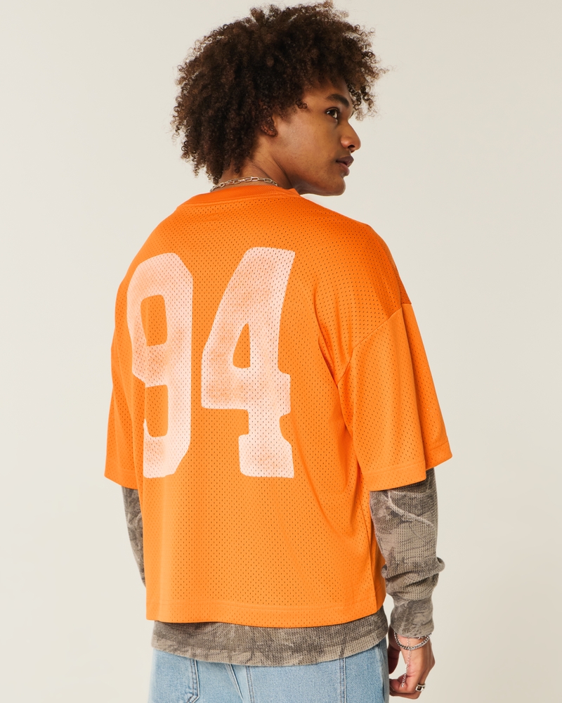 Baggy Crop University of Tennessee Graphic Football Jersey