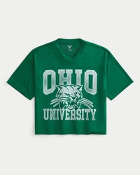 Ohio University Bobcats Graphic Football Jersey
