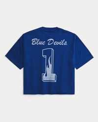 Duke University Blue Devils Graphic Football Jersey