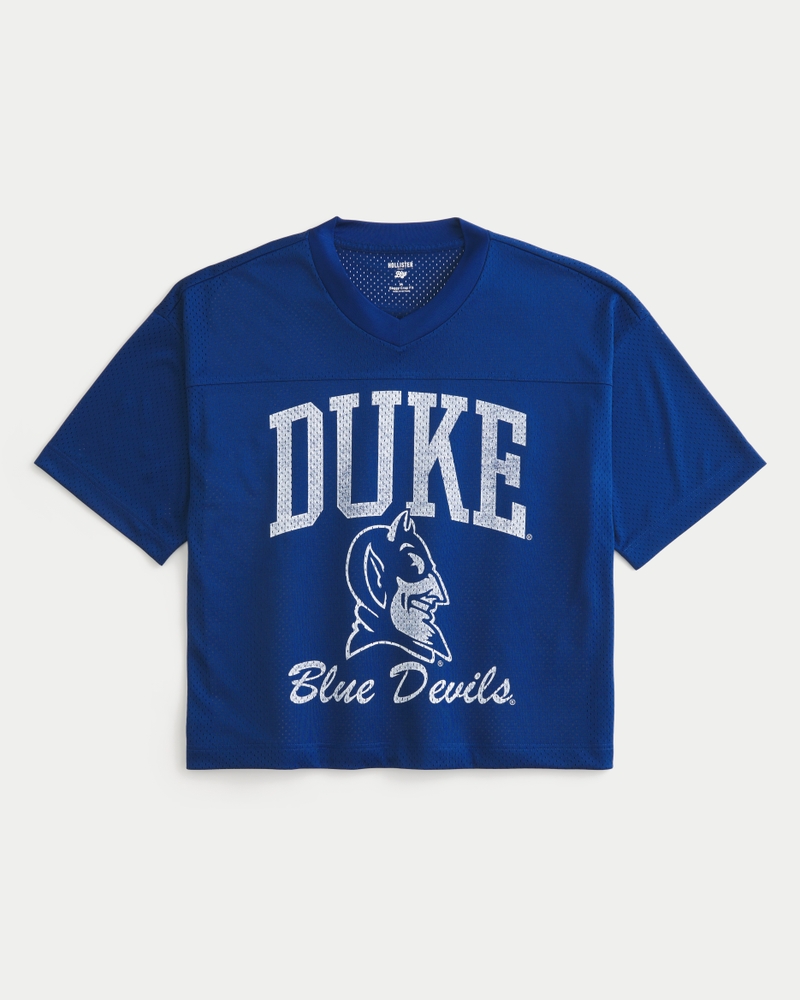 Duke University Blue Devils Graphic Football Jersey