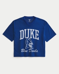 Duke University Blue Devils Graphic Football Jersey