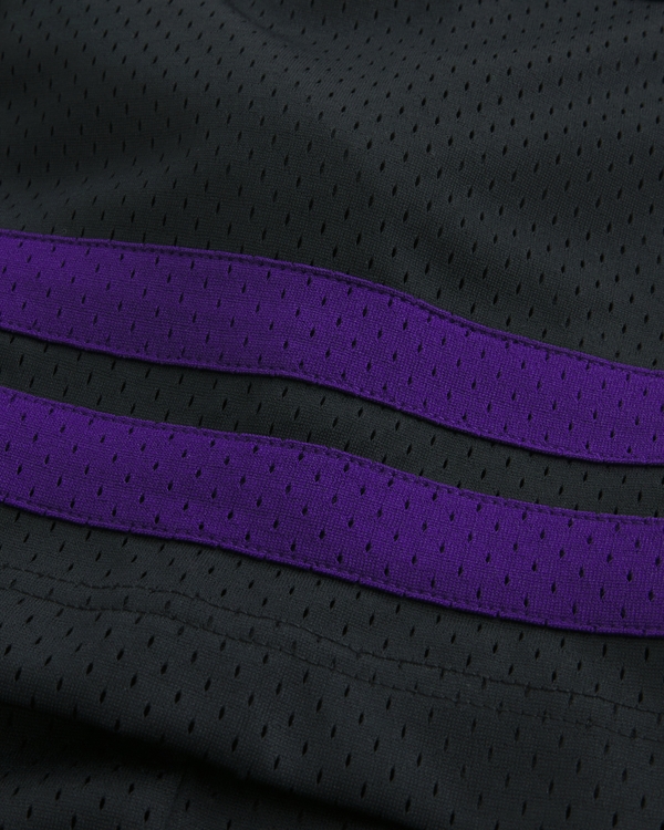 Baggy Crop University of Washington Graphic Football Jersey, Black view 2