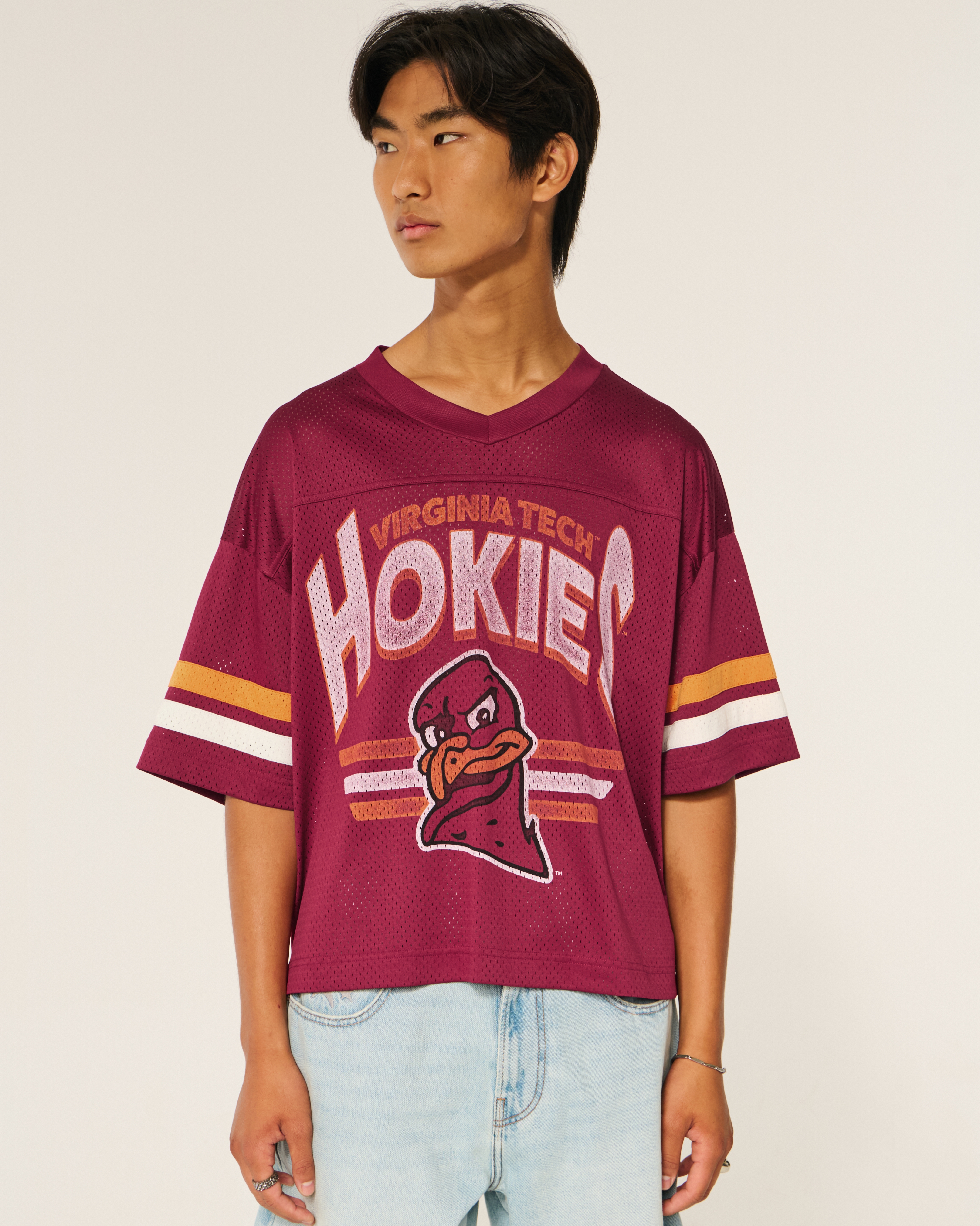 Virginia Tech Hokies Graphic Football Jersey