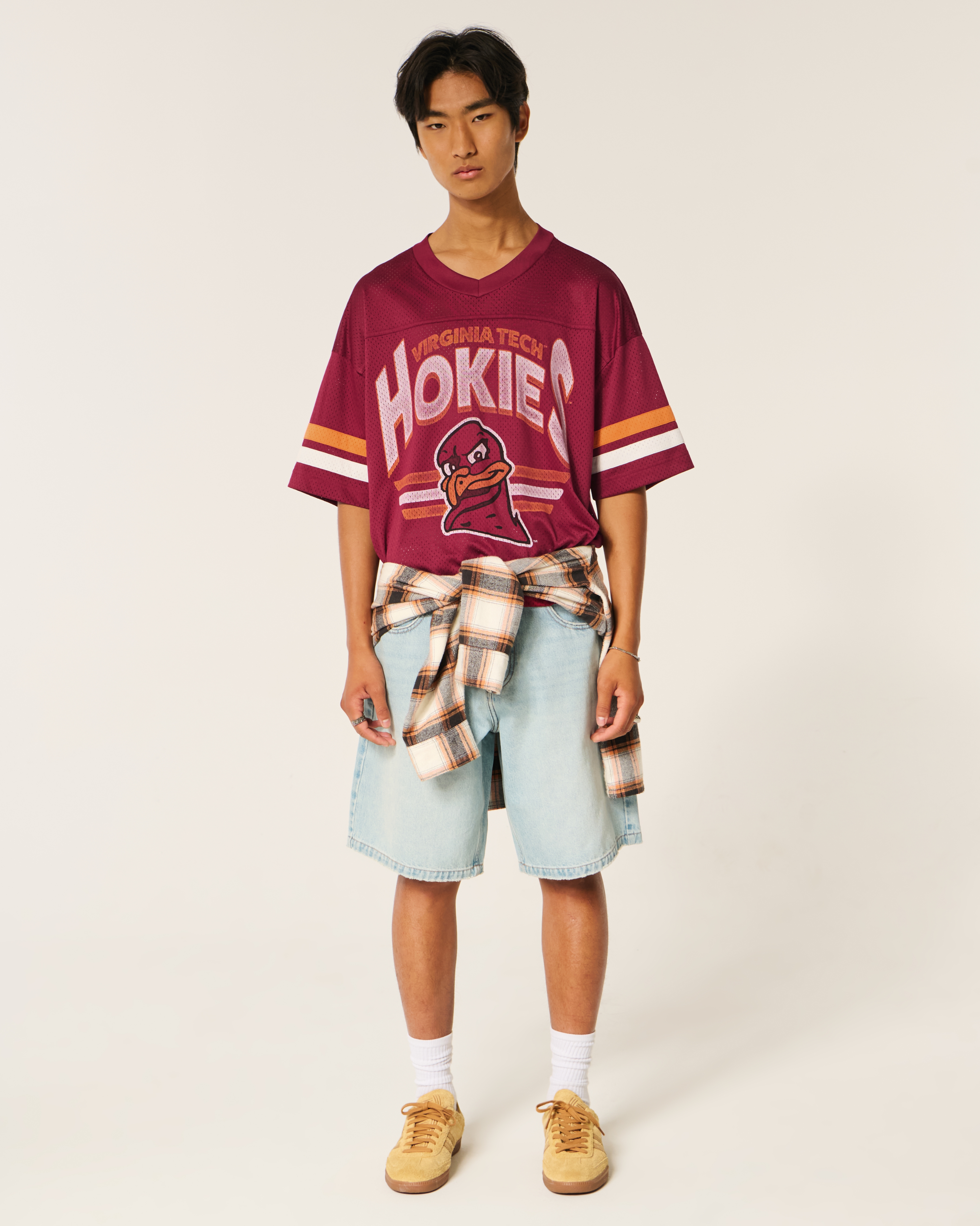 Virginia Tech Hokies Graphic Football Jersey