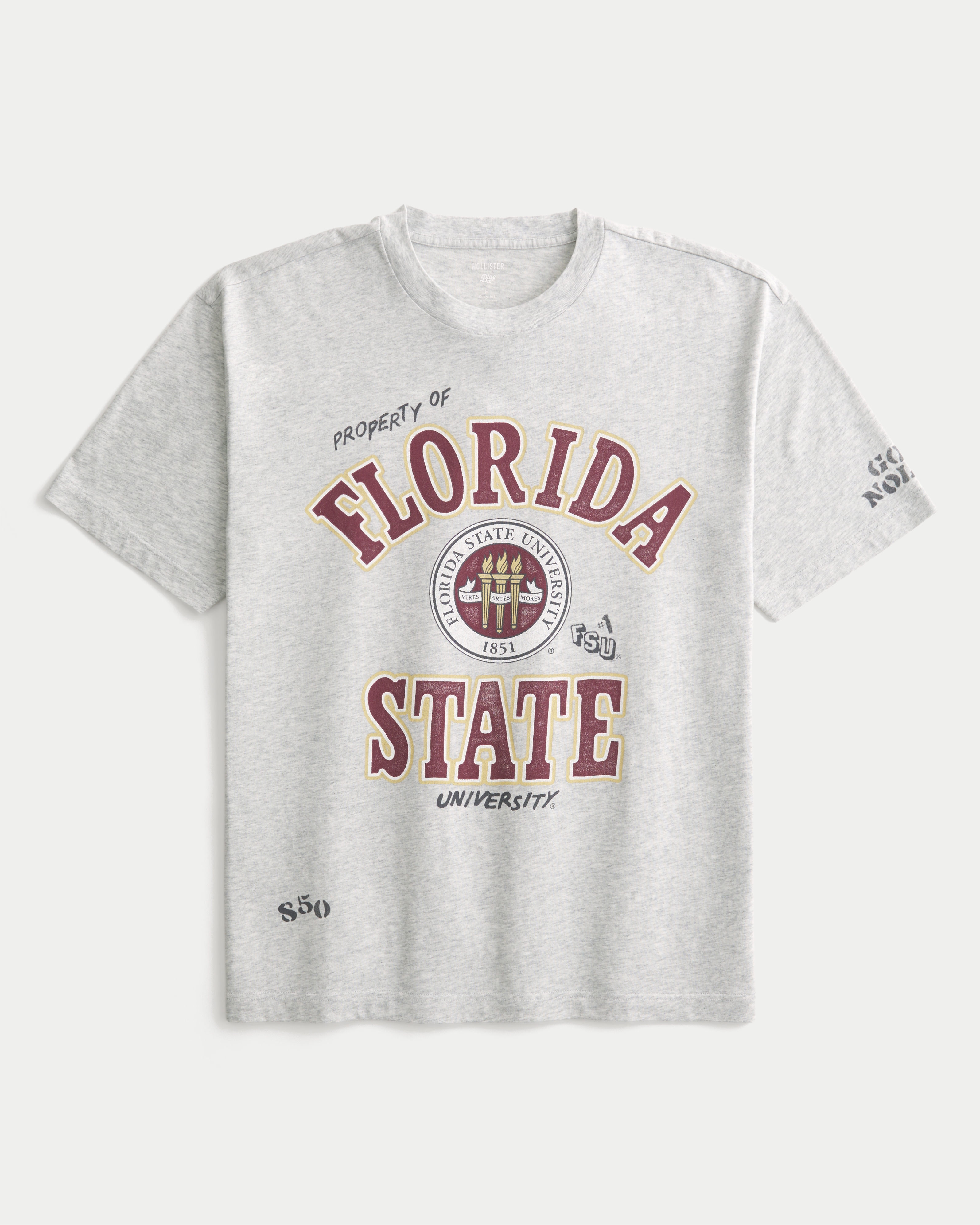 Boxy Florida State University Seminoles Graphic Tee