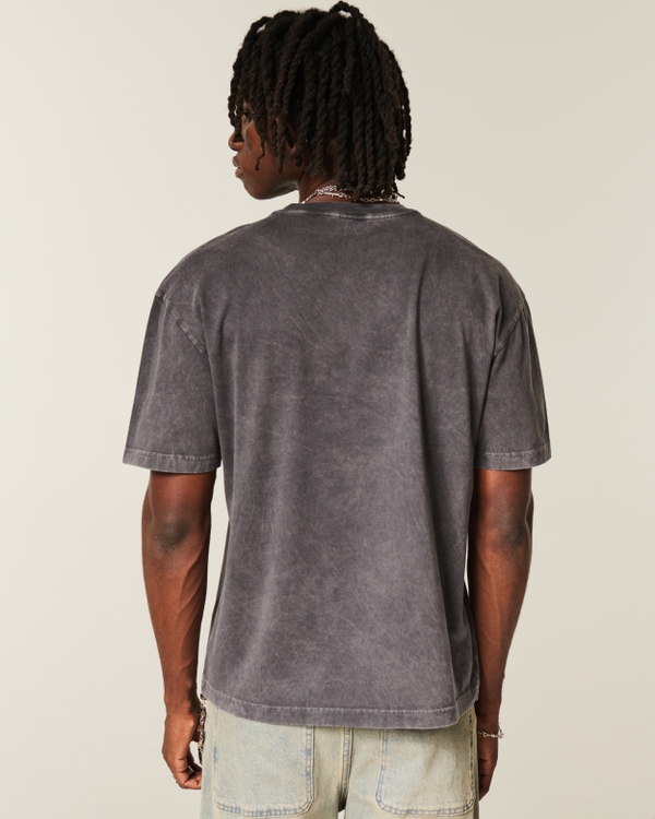 Boxy The Ohio State University Buckeyes Graphic Tee, Washed Black view 2