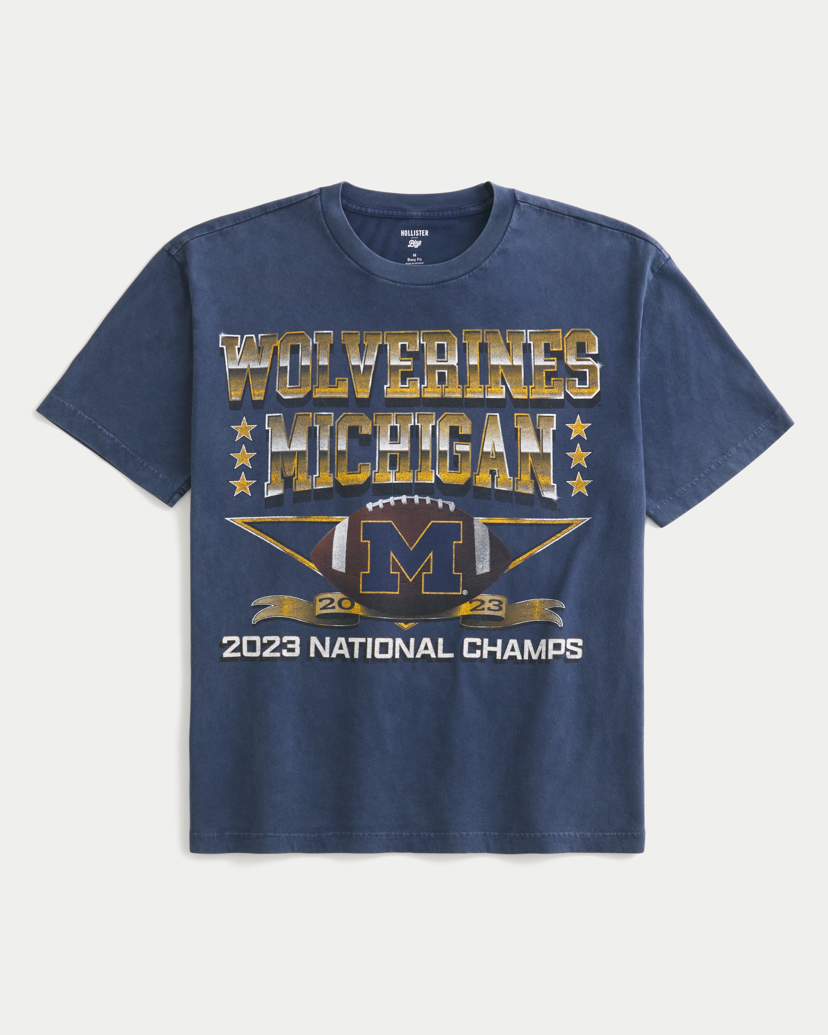 Boxy University of Michigan Wolverines Graphic Tee