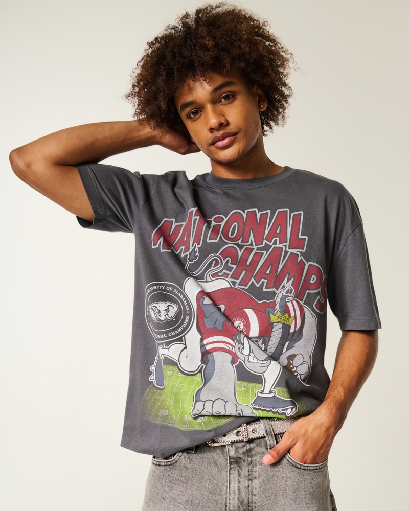 Men's Boxy University of Alabama Crimson Tide Graphic Tee | Men's