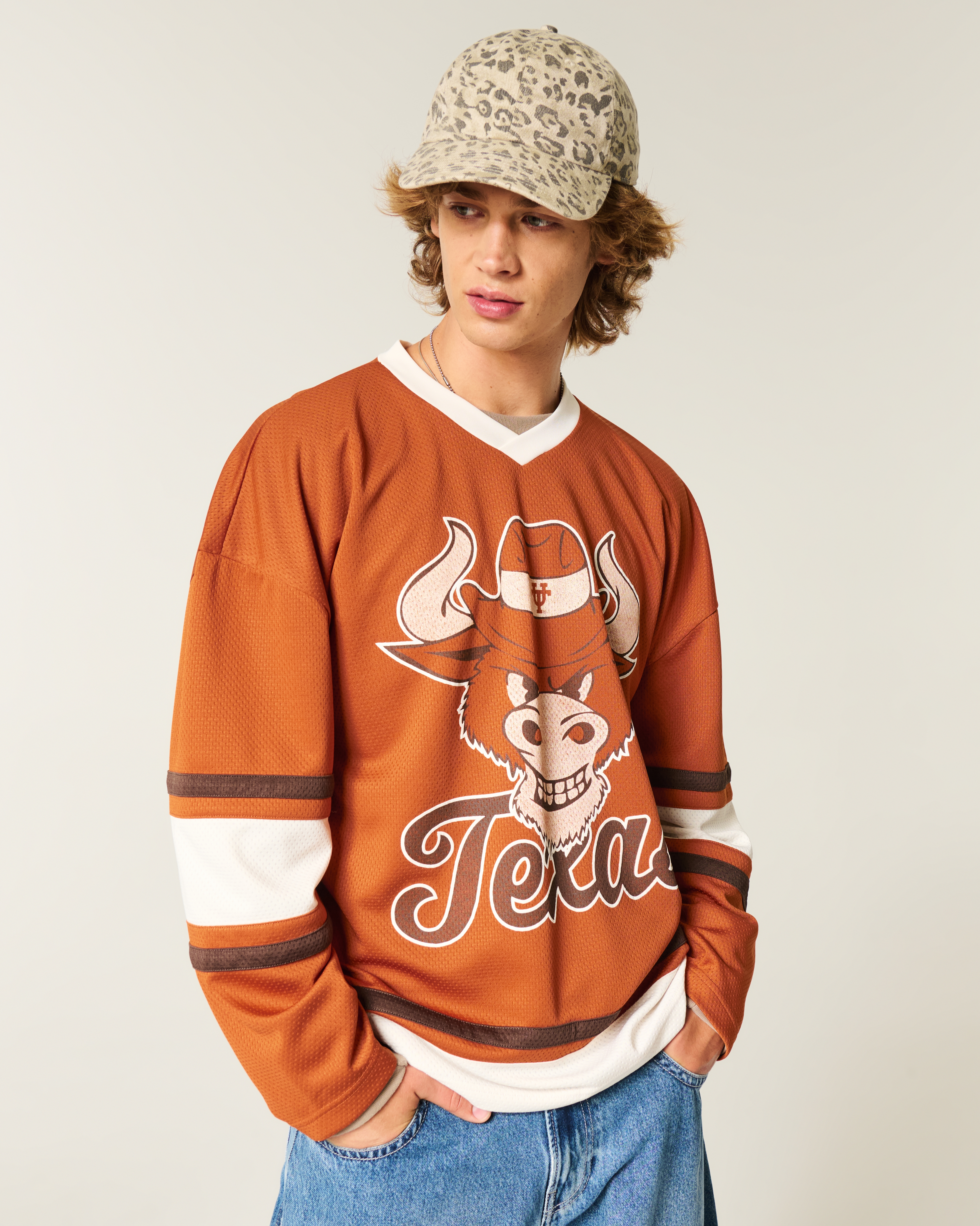 University of Texas at Austin Longhorns Graphic Hockey Jersey